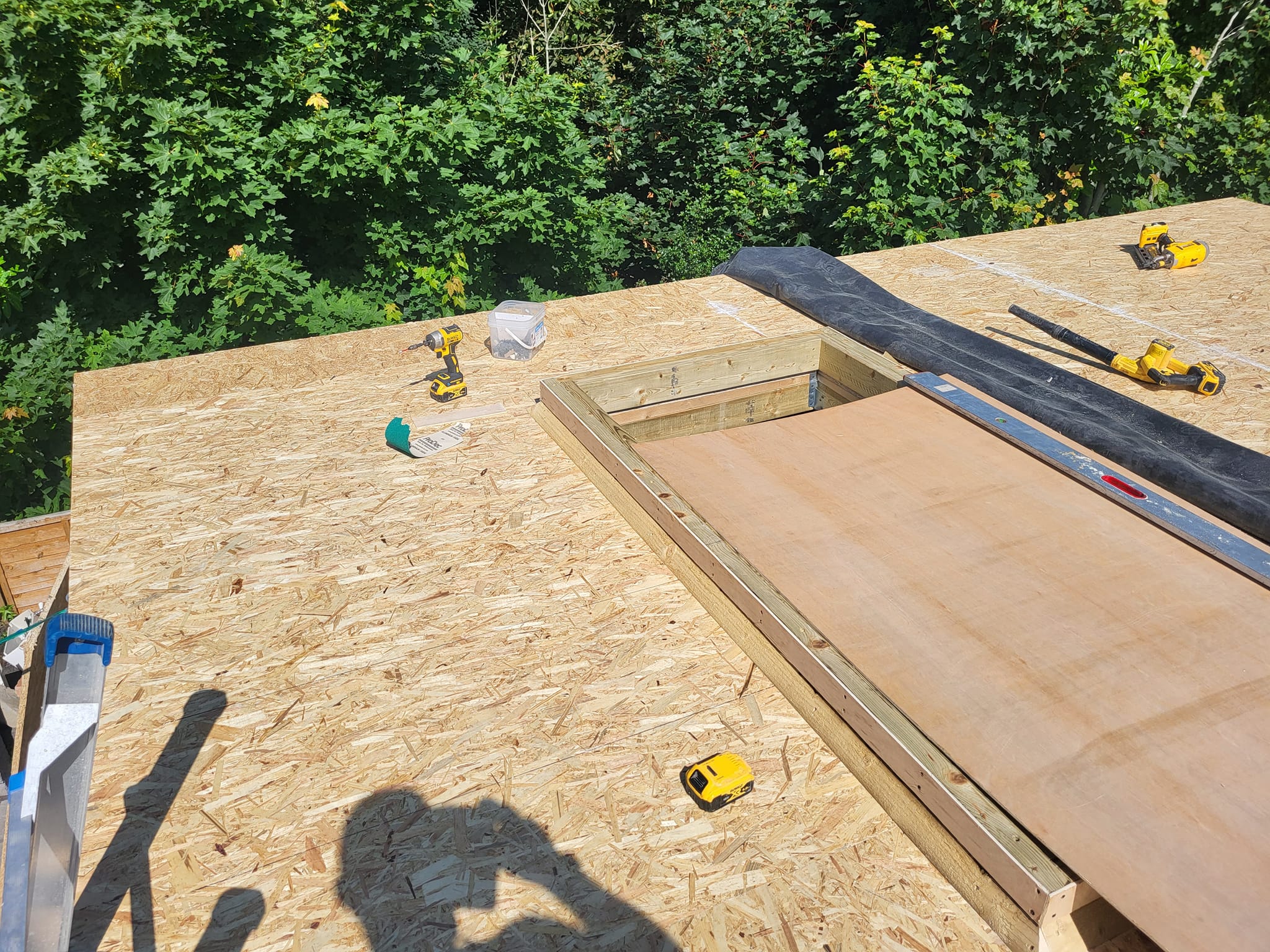 Roofing work